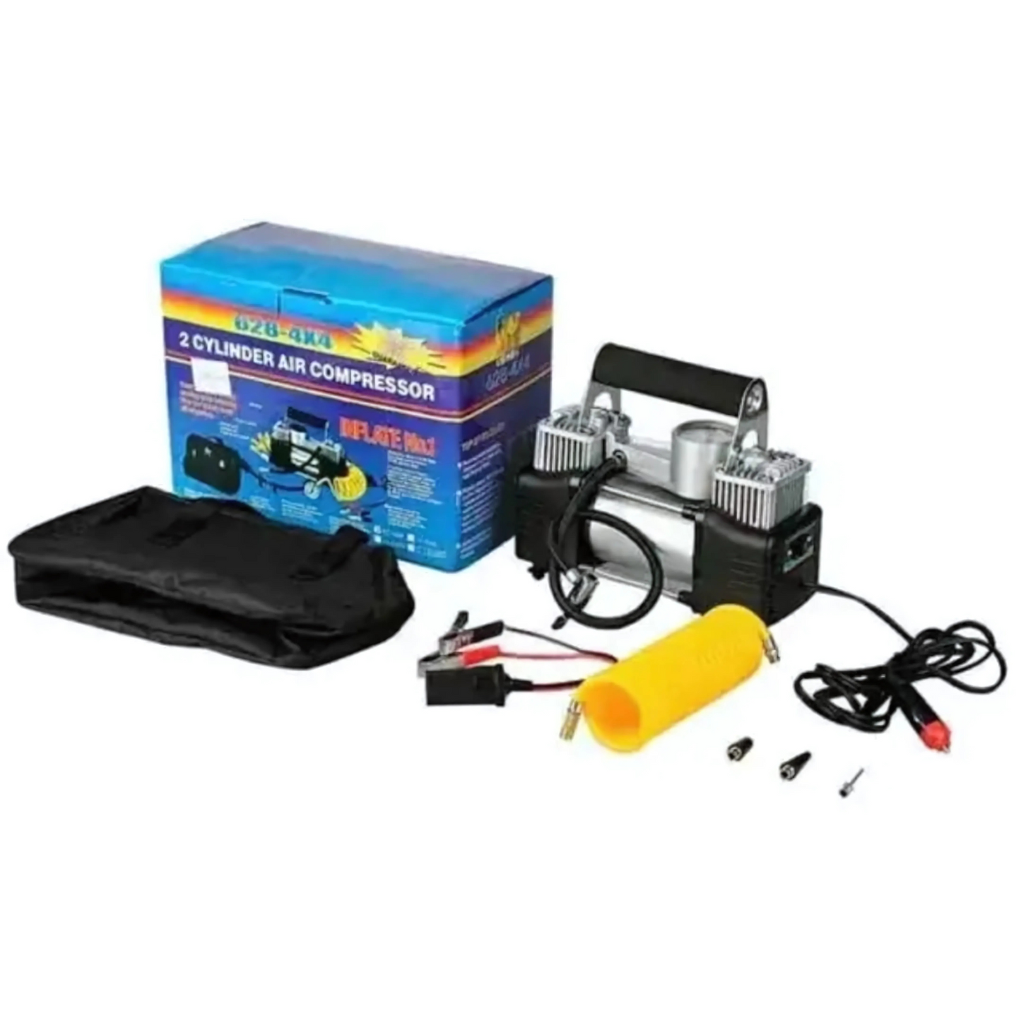 Camel Dual Cylinder Heavy Duty Tire Inflator – 150 PSI Air Compressor Pump