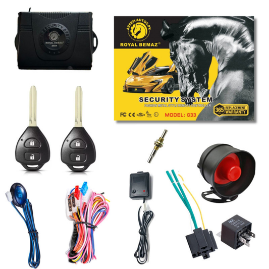 UNIVERSAL ROYAL BEMAZ CAR ALARM SECURITY SYSTEM G33-K22