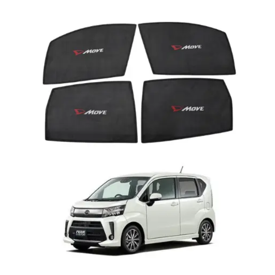 Daihatsu Move 2014–2018 Car Shades | Premium Sun Protection Set