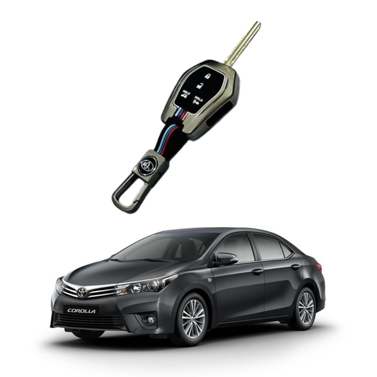 Toyota Corolla 2016–2024 Key Cover with Metal Shell