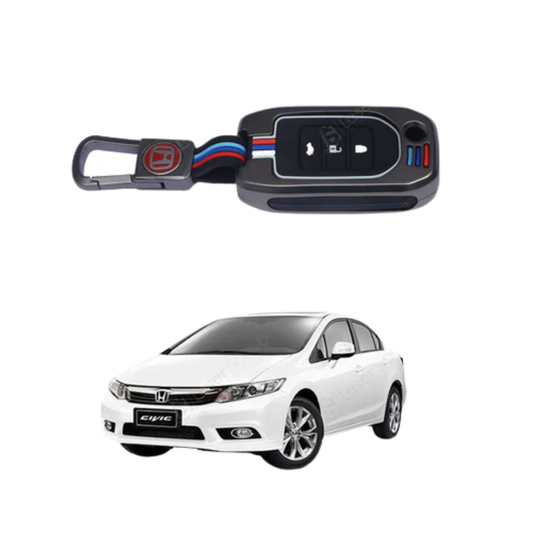 Honda Civic 2015 Key Cover with Metal Shell