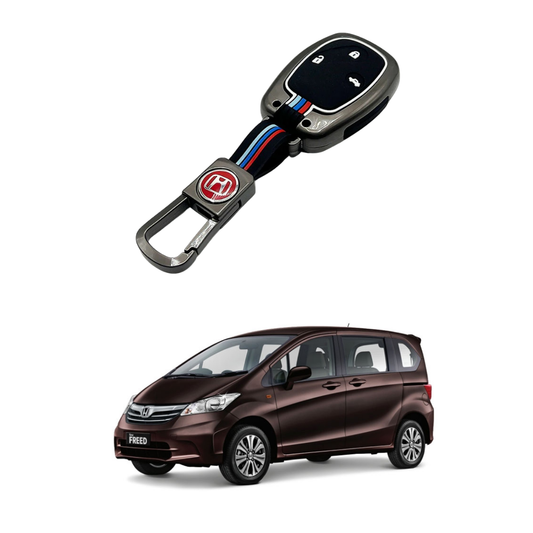 Honda Freed 2012 Key Cover with Metal Shell – 3 Button