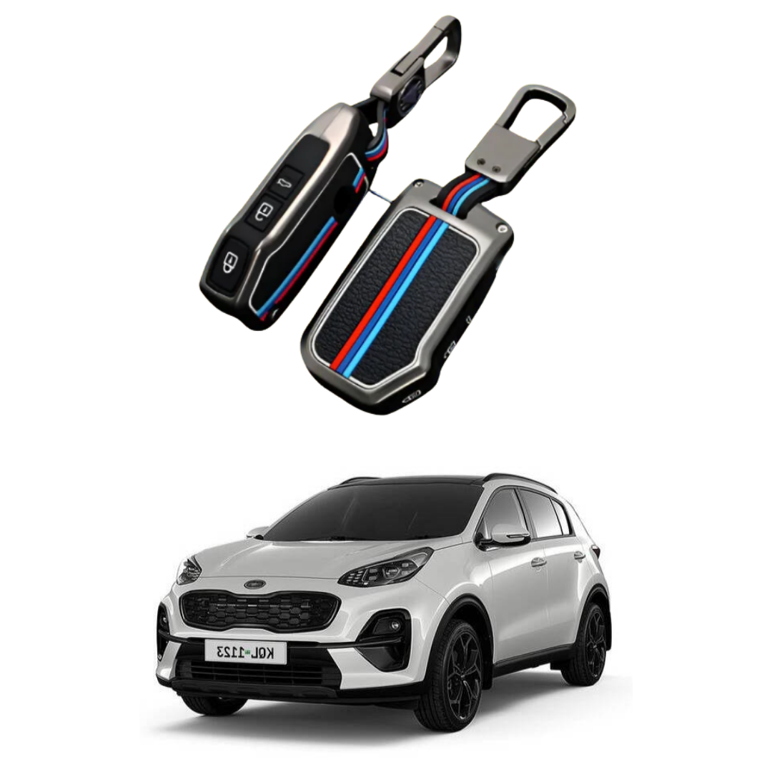 KIA Sportage Alpha Key Cover with Metal Shell
