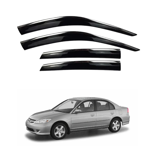 Honda Civic Air Press / Sunvisor With Chrome Model 2005