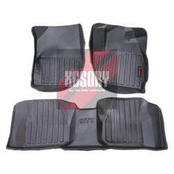 Honda City TPE Floor Mats Black 3 Pcs 2022–2026