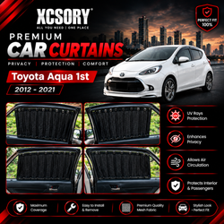 Railing Curtains for Toyota Aqua 2012 - 2021 Model