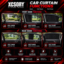 Railing Curtains for Toyota Aqua 2012 - 2021 Model