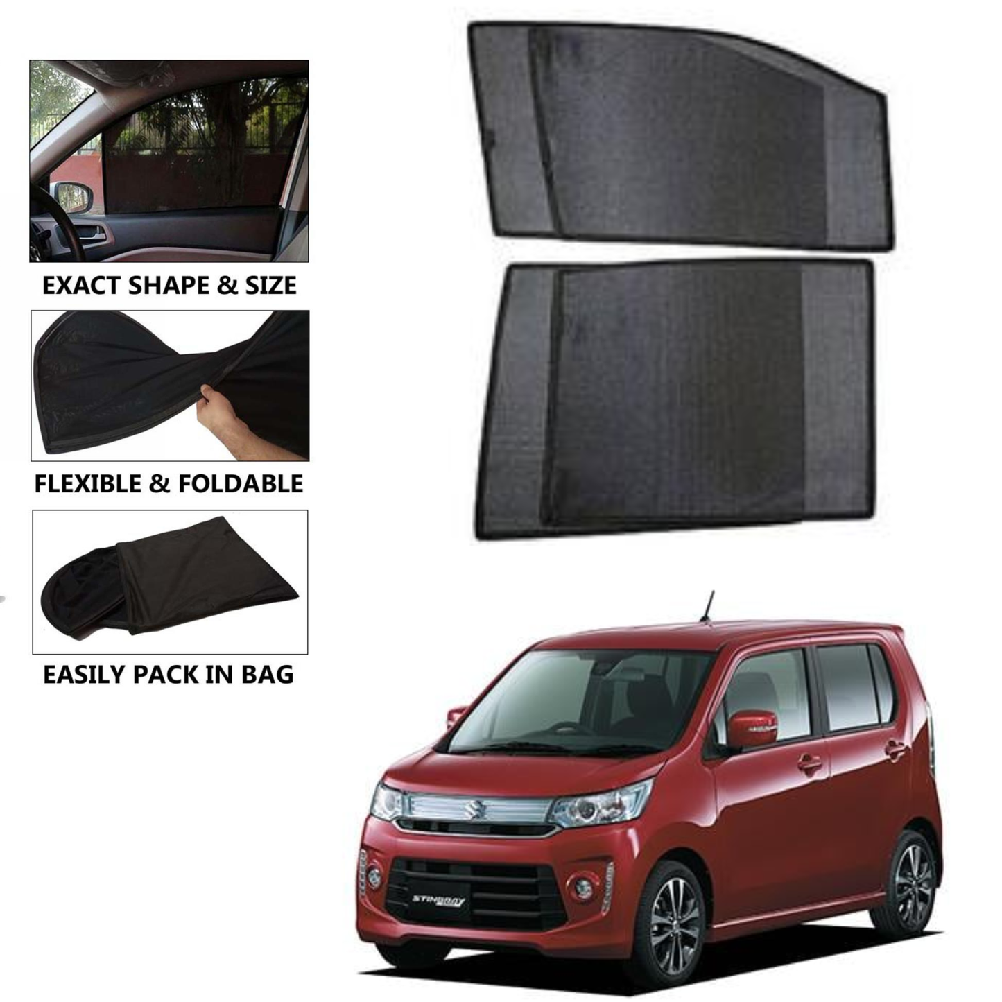 Suzuki WagonR Stingray (2014-2016) Model Car Shades