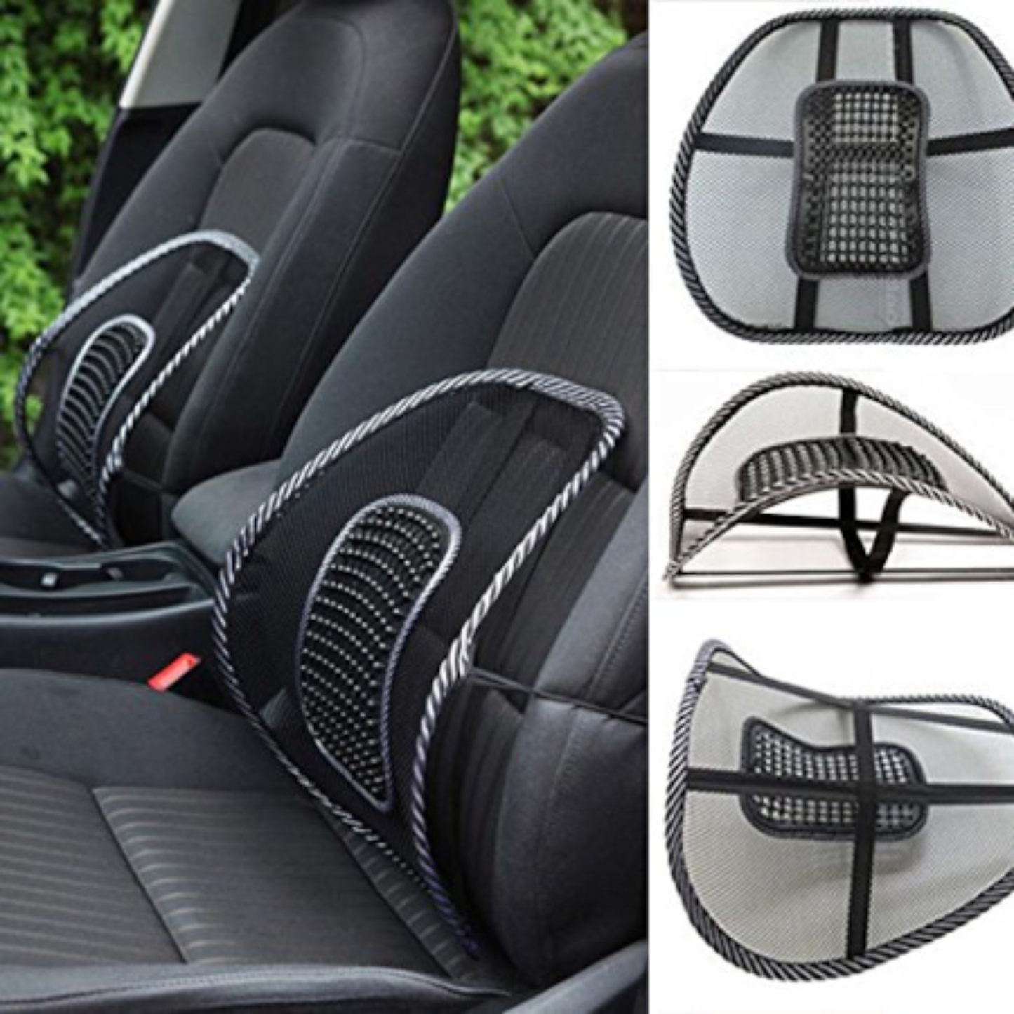 Car Seat Back Care Massage Lumbar Support Universal