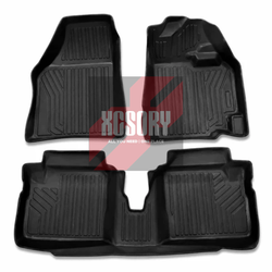 Suzuki Cultus TPE Floor Mats Black 3 Pcs 2017 - 2024