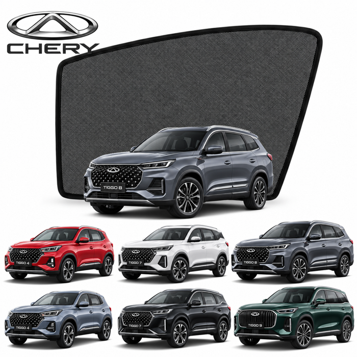 Mesh Double Layered Sun Shades for All CHERY Car Models (Customized)