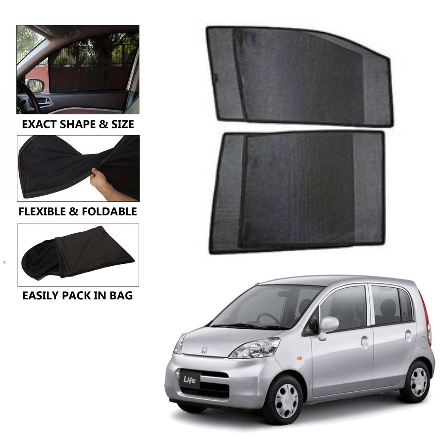 Honda Life (2006-2008) Model Car Shades
