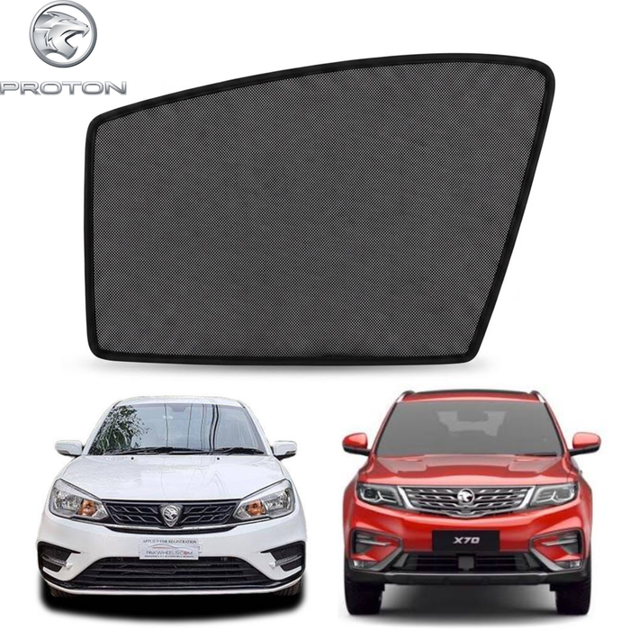 Mesh Double Layered Sun Shades for All PROTON Car Models (Customized)