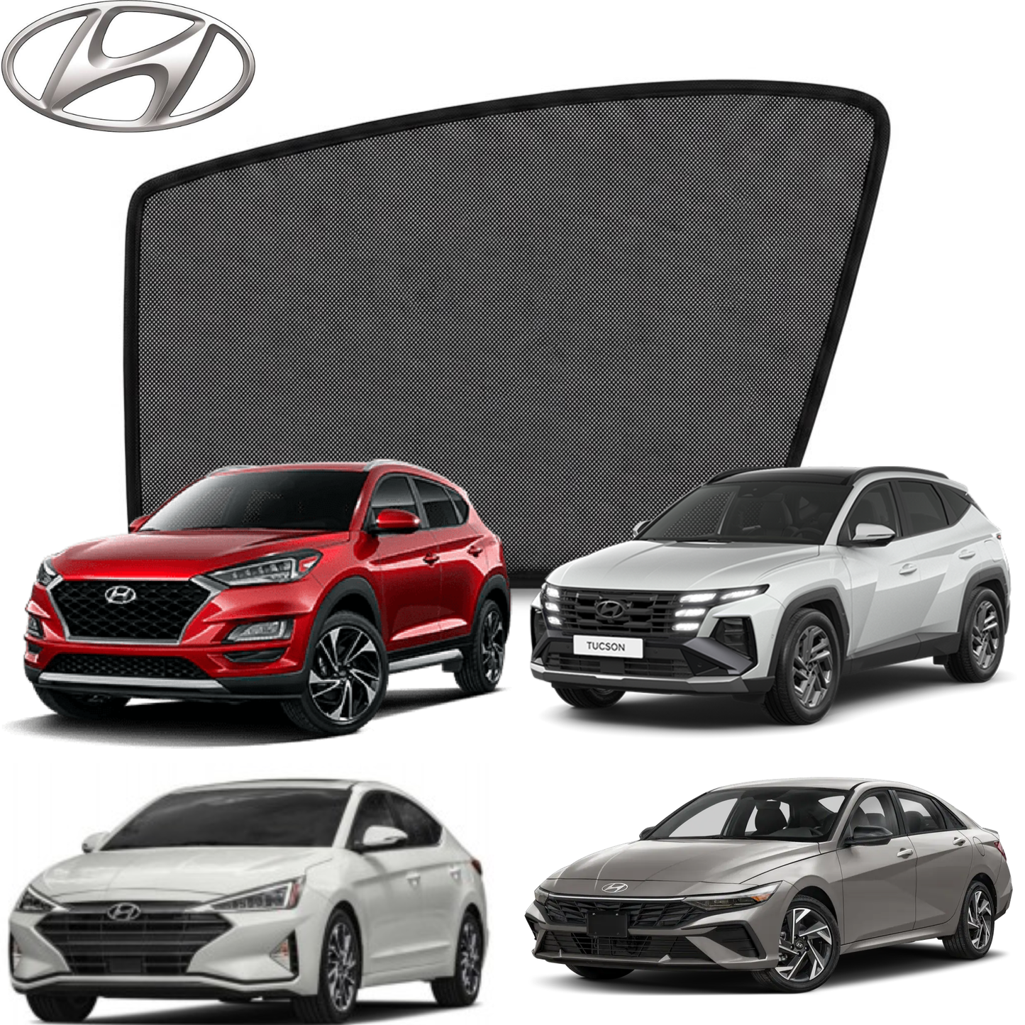 Mesh Special Sun Shades for All HYUNDAI Car Models (Customized)