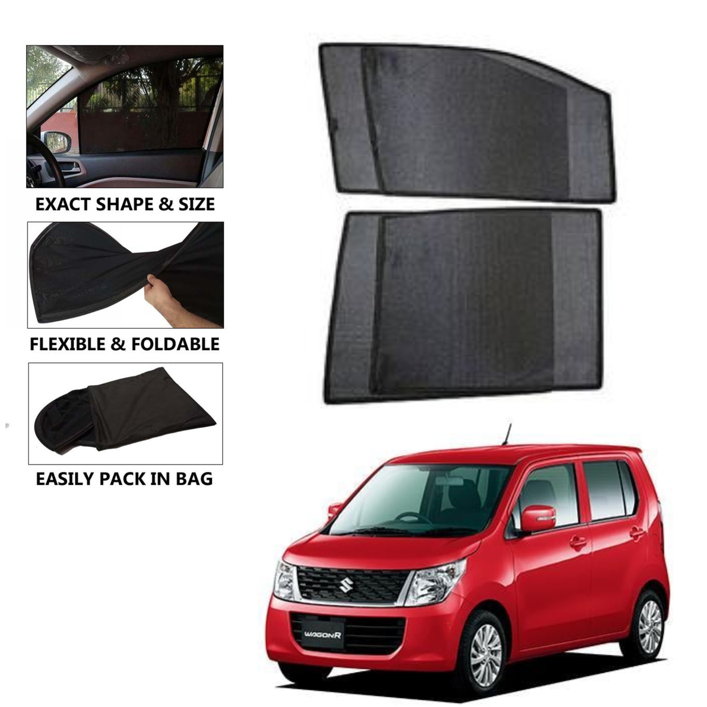 Suzuki Wagon R 2014-2017 Model (Japanese) Car Shades