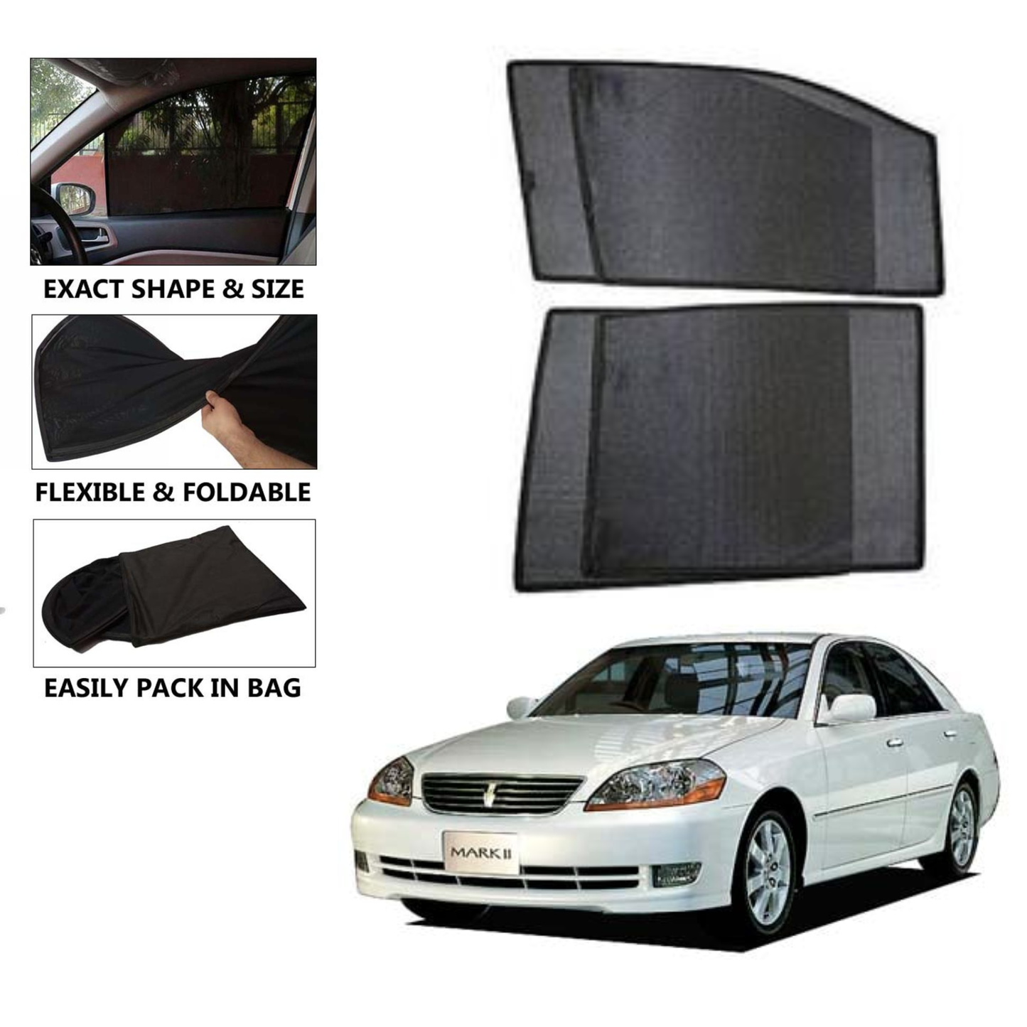 Toyota Mark II Grande Car Shades