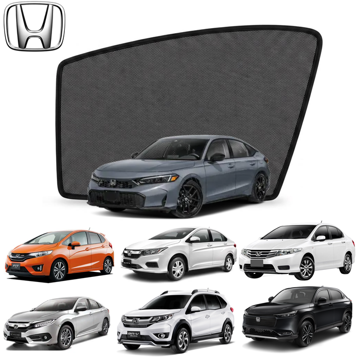 Mesh Double Layered Sun Shades for All HONDA Car Models (Customized)