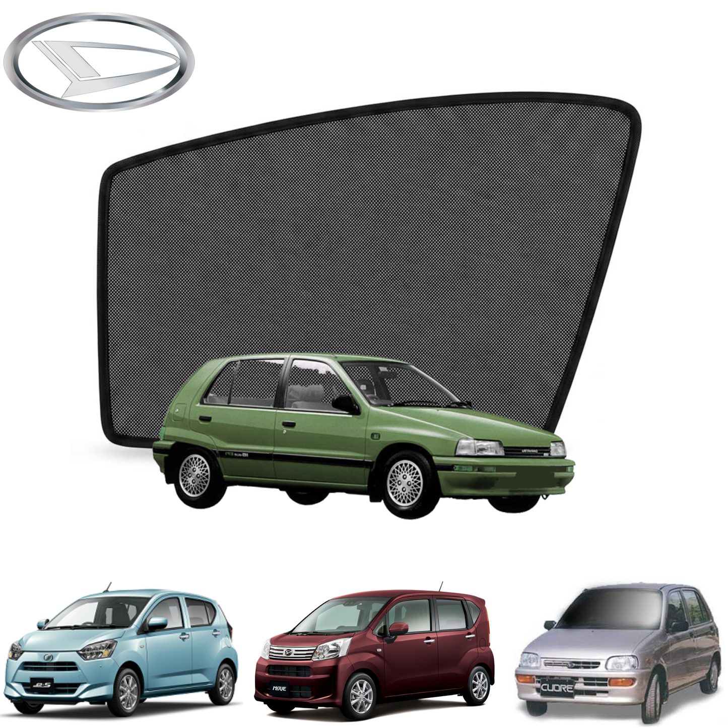 Mesh Special Sun Shades for All DAIHATSU Car Models (Customized)