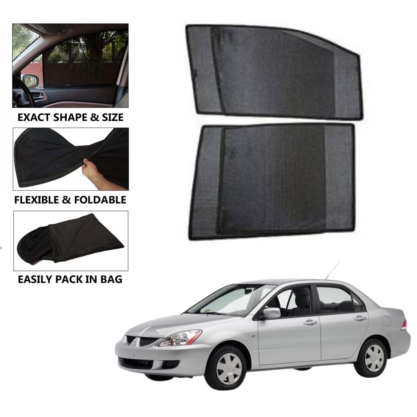 Mitsubishi Lancer (2004-2006) Model Car Shades