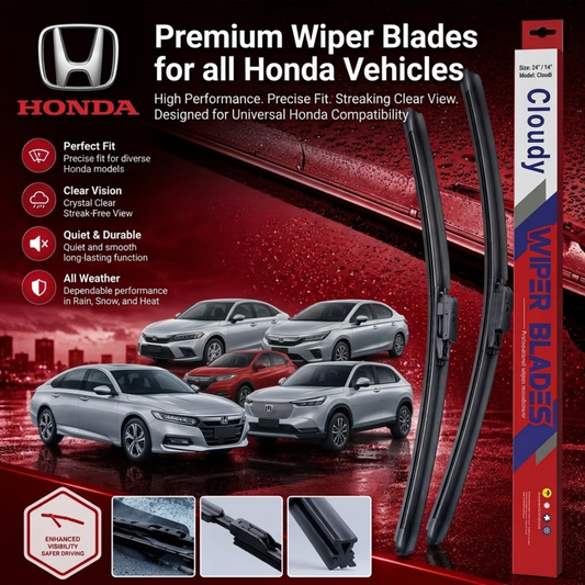 CLOUDY Car Wiper Blades for All Honda Vehicles