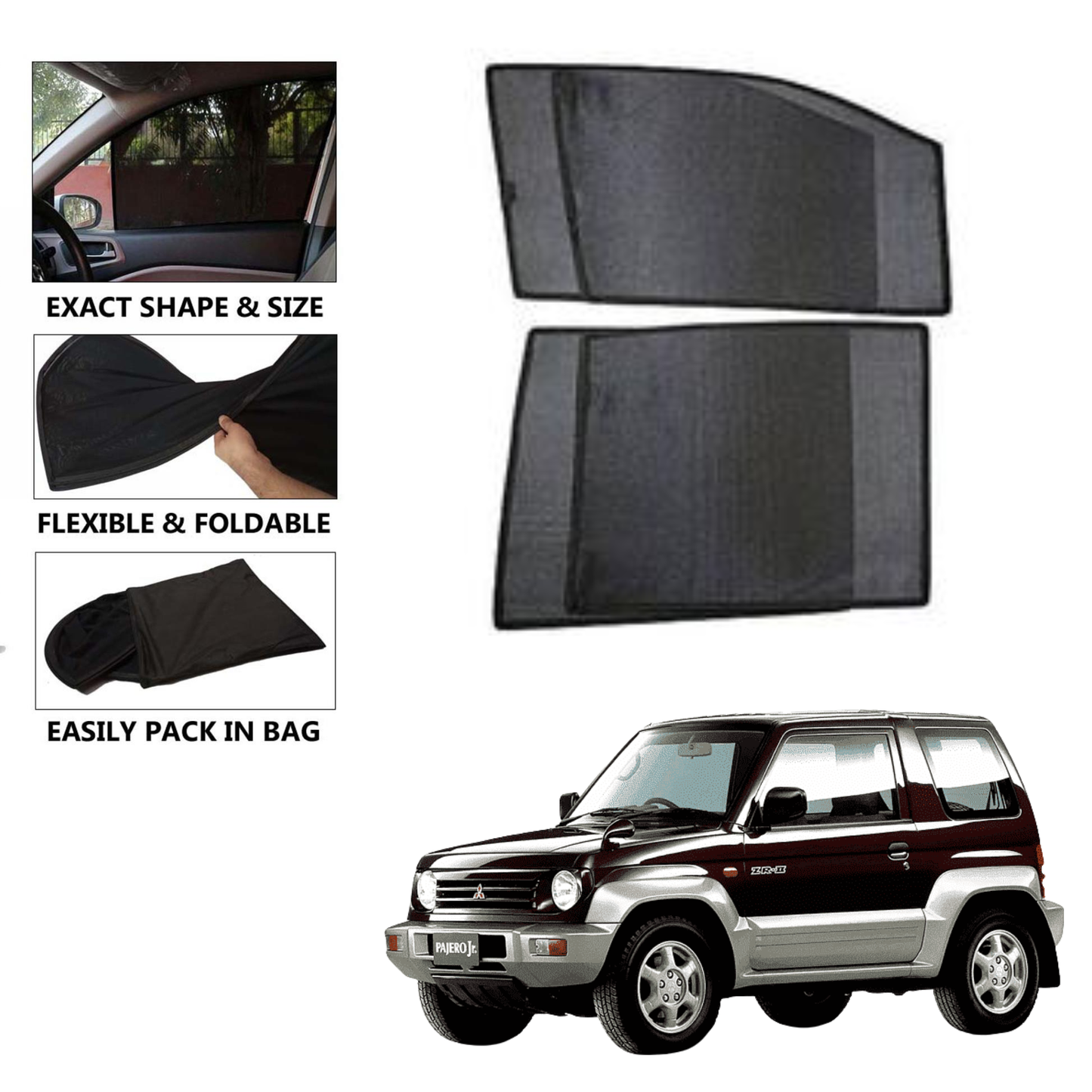 Mitsubishi Mini Pajero Car Shades