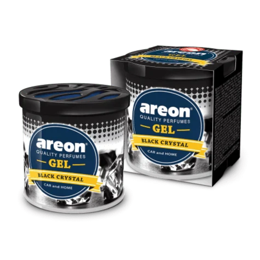 AREON Gel – Black Crystal – Gel Perfume for Cars & Office