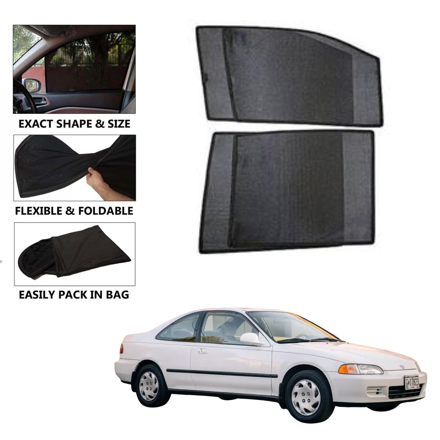 Honda Civic (1991-1995) Model Car Shades