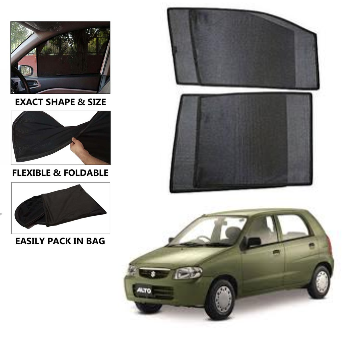 Suzuki Alto VXR (2002-2012) Model Car Shades