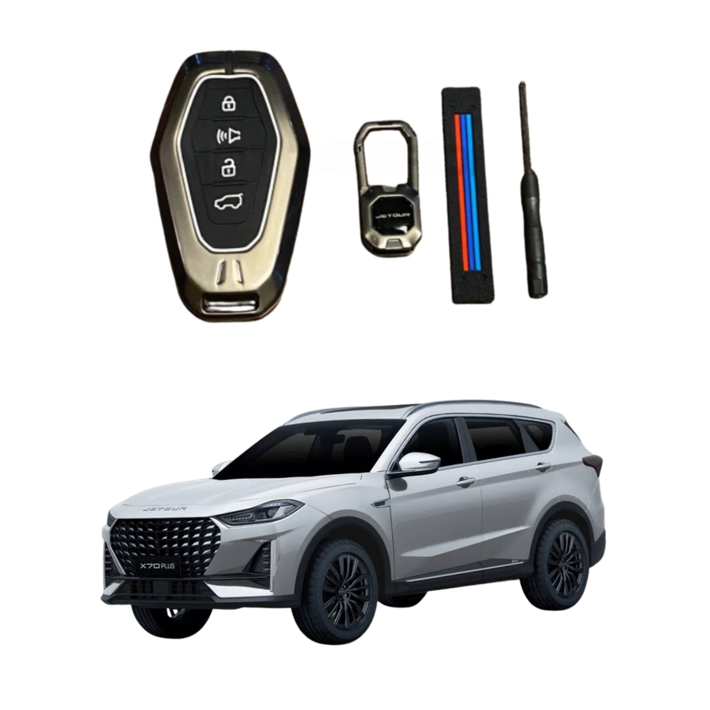 Jetour X70 Plus 2025 Model Metal Key Cover