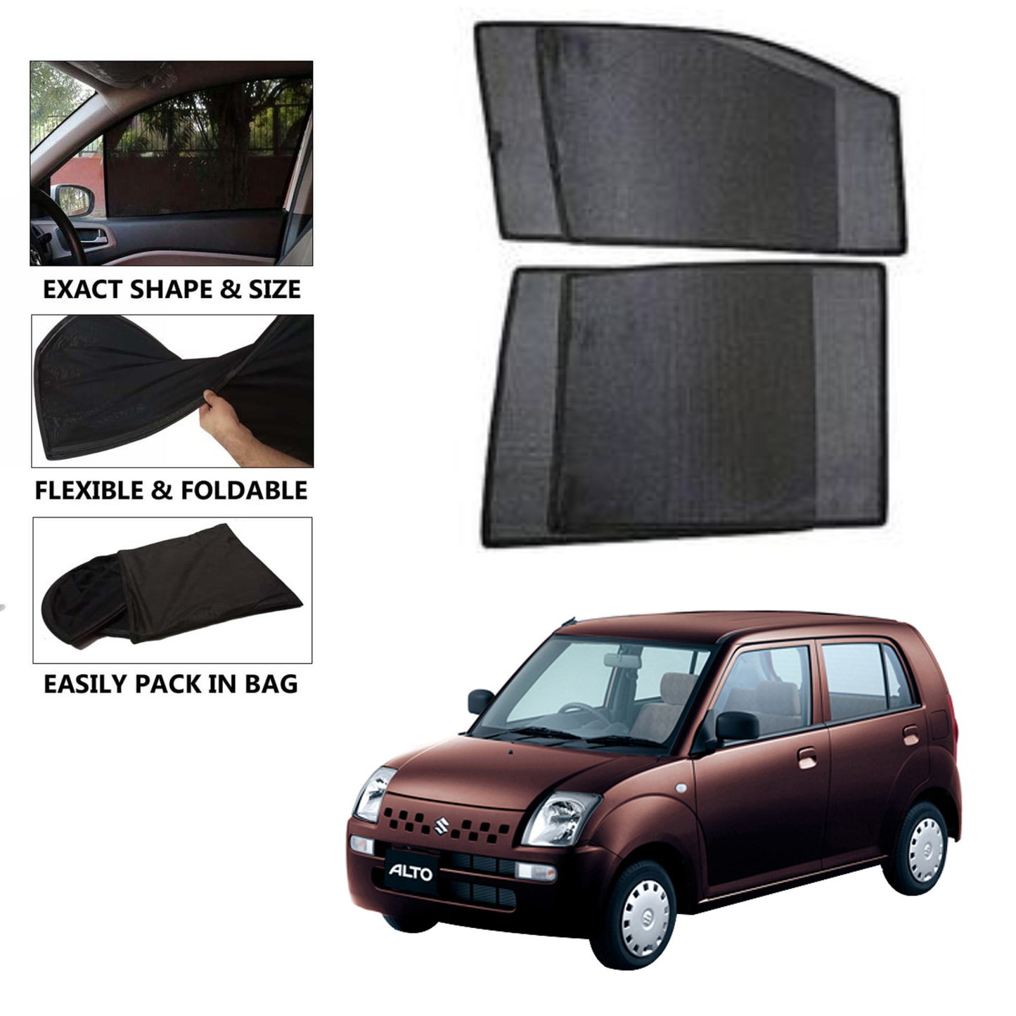 Suzuki Alto (2005-2008) Model Car Shades