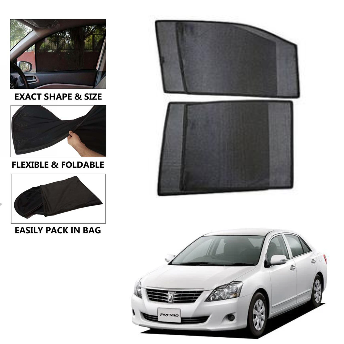 Toyota Premio 2007–2012 Model Car Shades