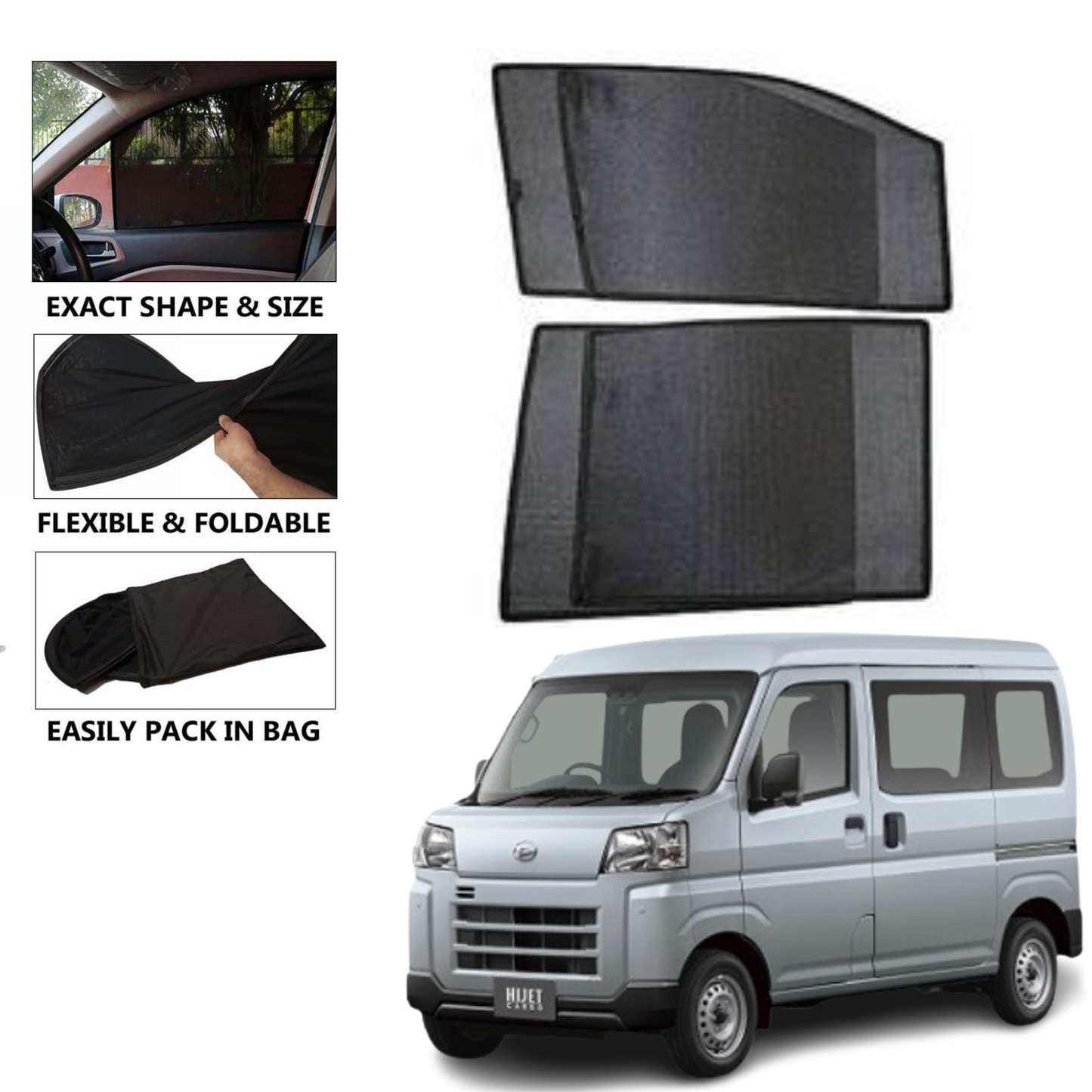 Daihatsu Hijet Car Shades