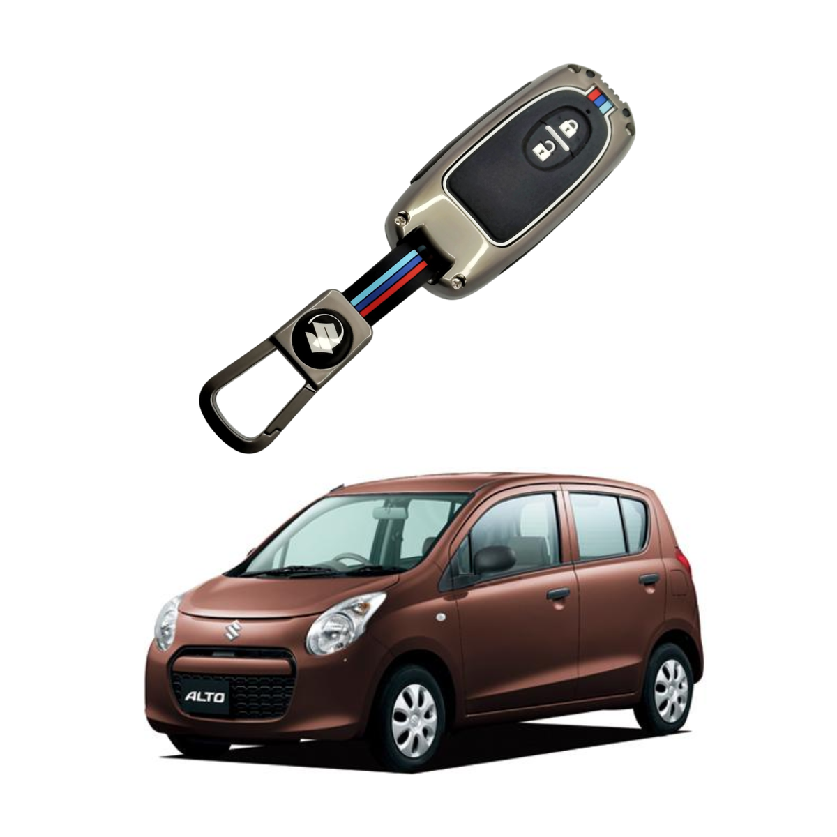 Suzuki Alto Japanese (2010-2013) Model Metal Key Case