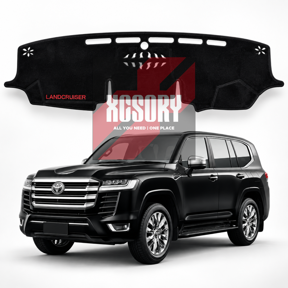 Toyota Land Cruiser LC 300 Velvet Dashboard Mat