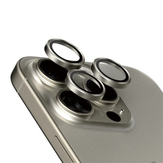 Premium Camera Lens Rings – Silver / Natural Titanium (Metal Finish)