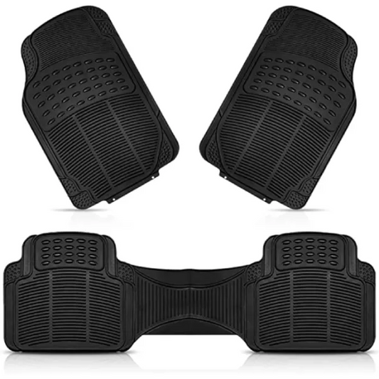 Universal 3-Piece Car Floor Mat Set – Durable, Anti-Slip & Easy to Clean