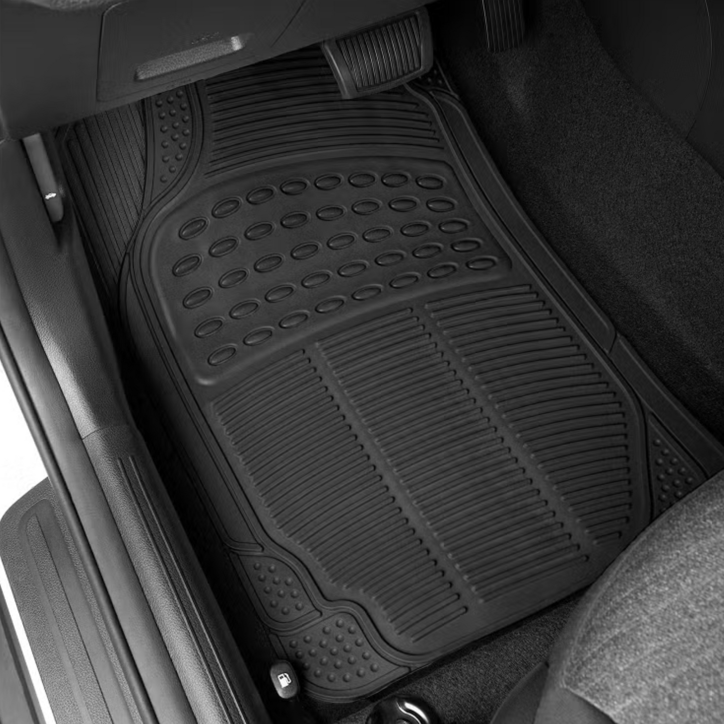 Universal 3-Piece Car Floor Mat Set – Durable, Anti-Slip & Easy to Clean