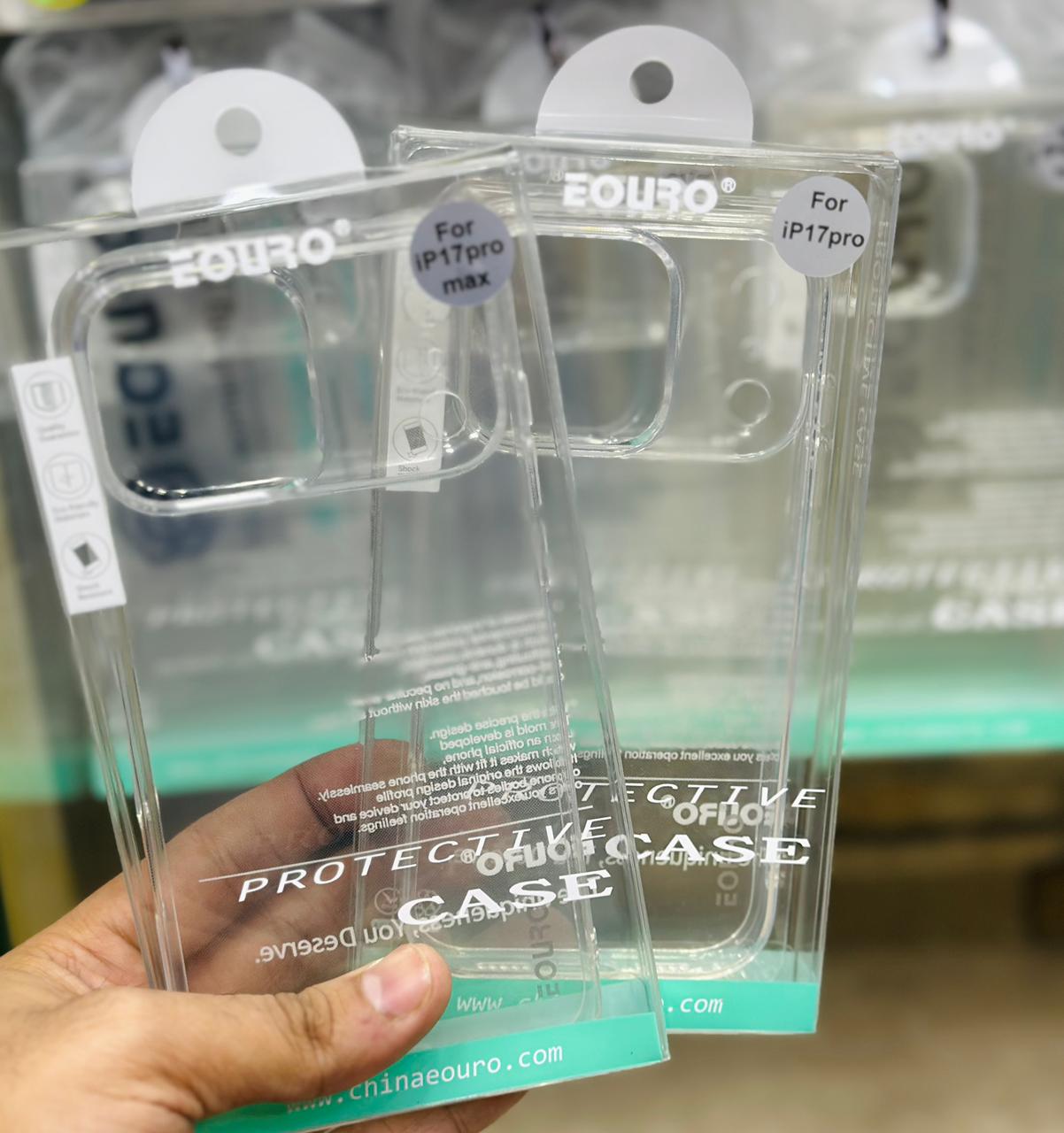 Eouro Transparent Soft Jelly Back Cover for iPhone
