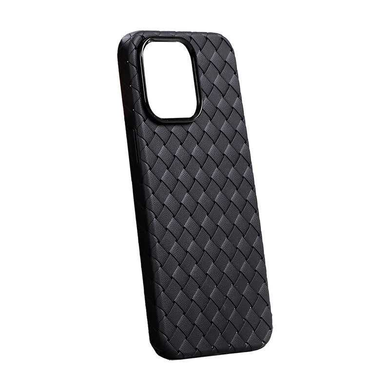 Black Woven Texture Case for iPhone