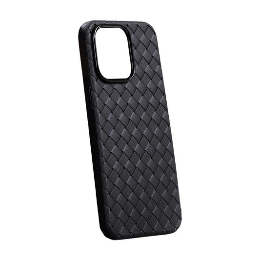Black Woven Texture Case for iPhone