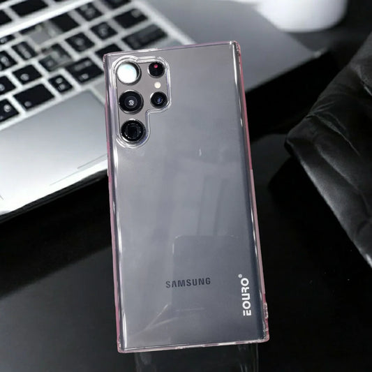 Eouro Transparent Soft Jelly Back Cover for Samsung
