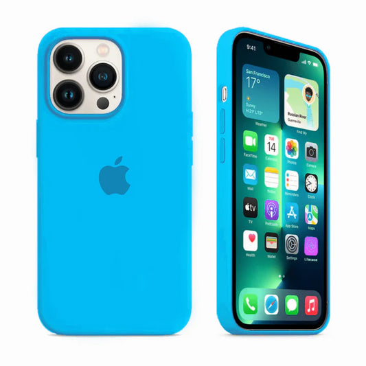 Surf Blue Silicone Case for iPhone