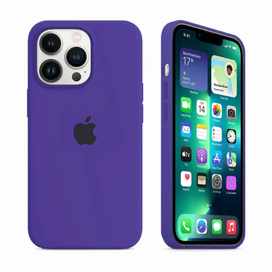 Violet Silicone Case for iPhone